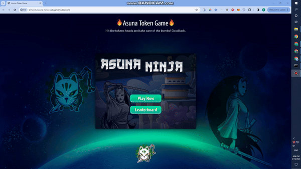 Ninja Cut Gamehome page